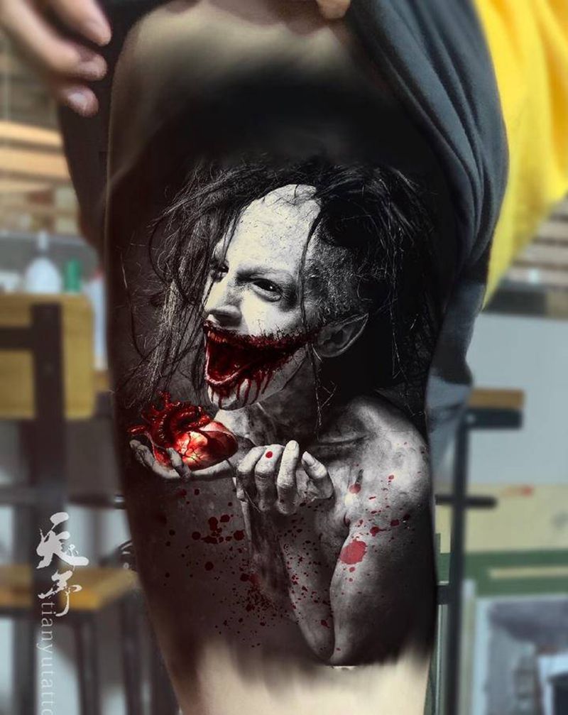 【手稿可约】纹身图片_欧美写实纹身图案