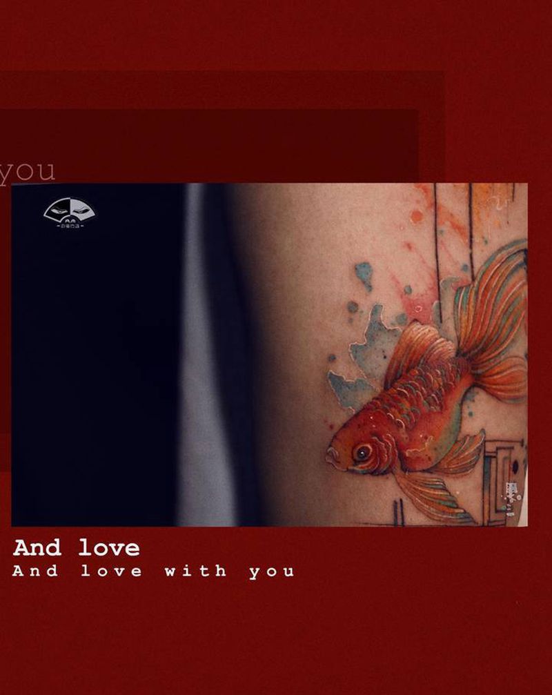 ❤️纹身图片_手臂水彩水墨纹身图案