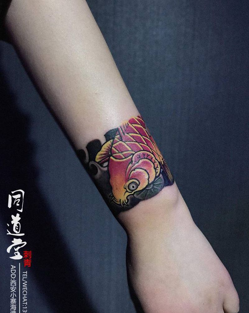 传统臂环纹身纹身图片_手臂老传统纹身图案