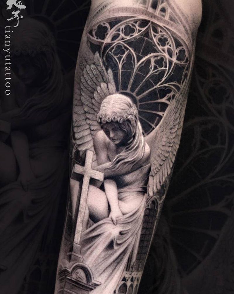 ⚜️ 覆盖·作品纹身图片_手臂欧美写实纹身图案