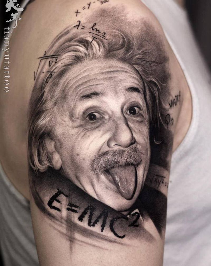 西安天予刺青写实作品纹身图片_手臂欧美写实纹身图案