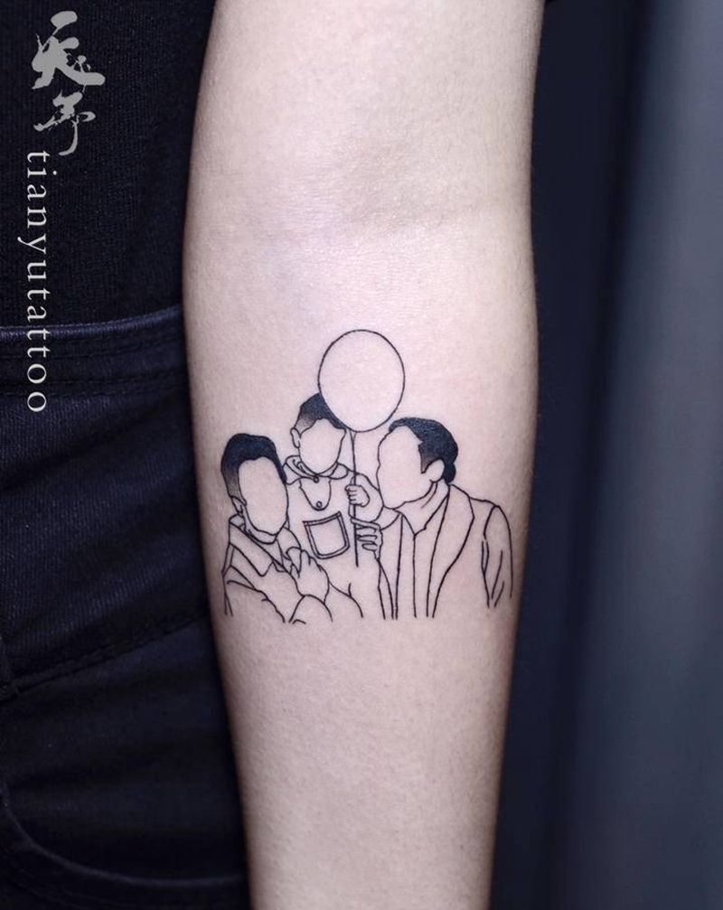 西安天予刺青小清新纹身作品纹身图片_手臂几何纹身图案