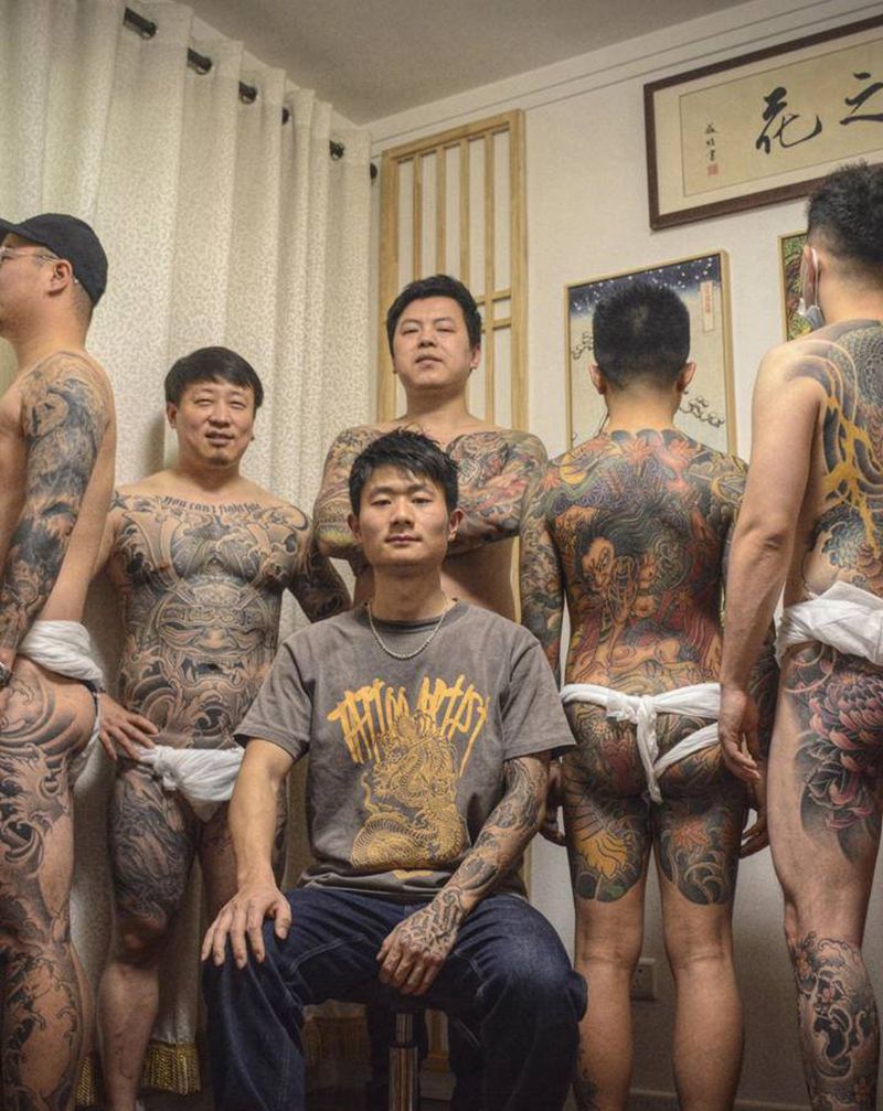 恶之花刺青社交流会纹身图片_胸部手臂新传统买家秀纹身图案