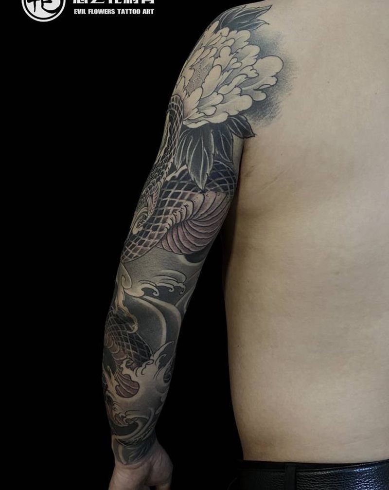 +纹身图片_手臂腿部新传统欧美写实纹身图案