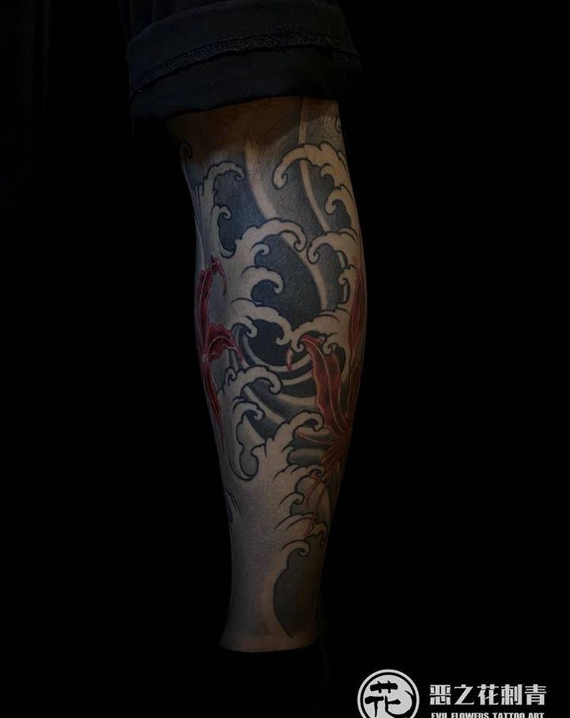 +纹身图片_手臂腿部新传统欧美写实纹身图案