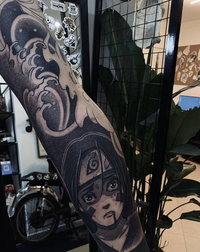 琳纹身图片_手臂手部新传统New School纹身图案