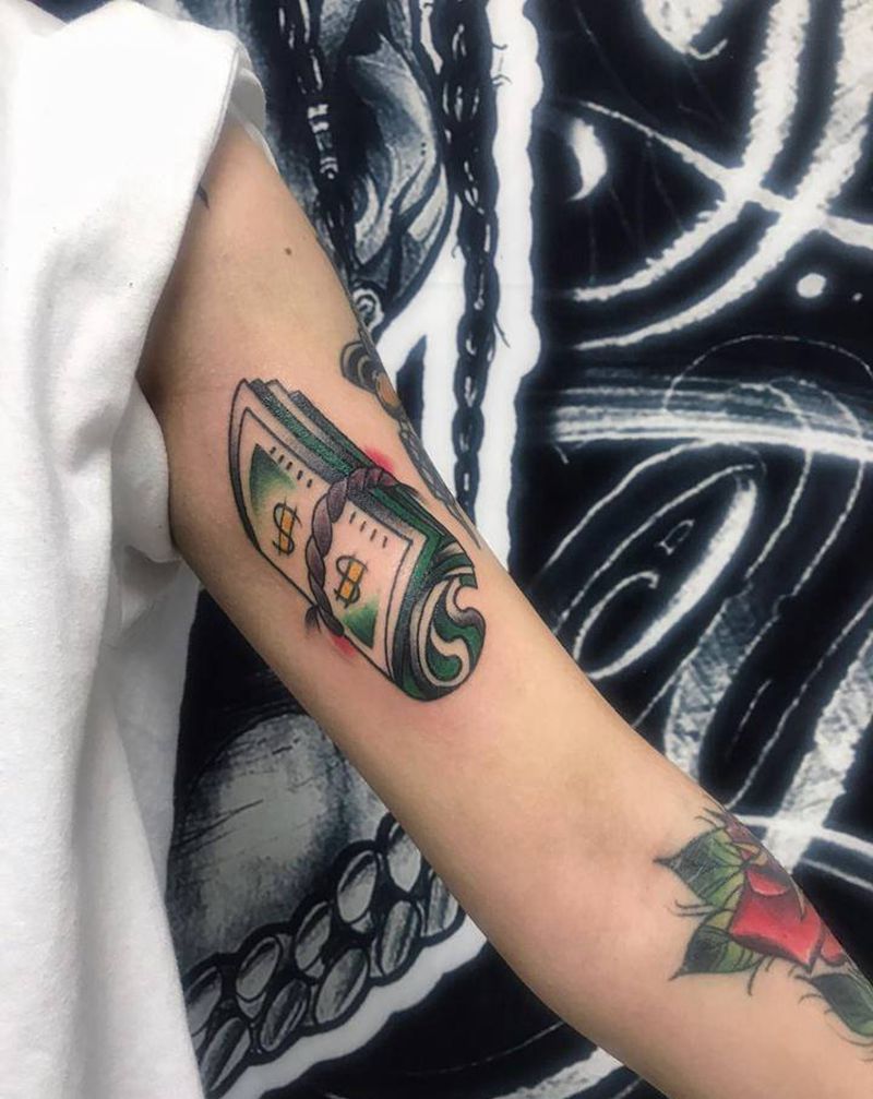 money纹身图片_Old School纹身图案