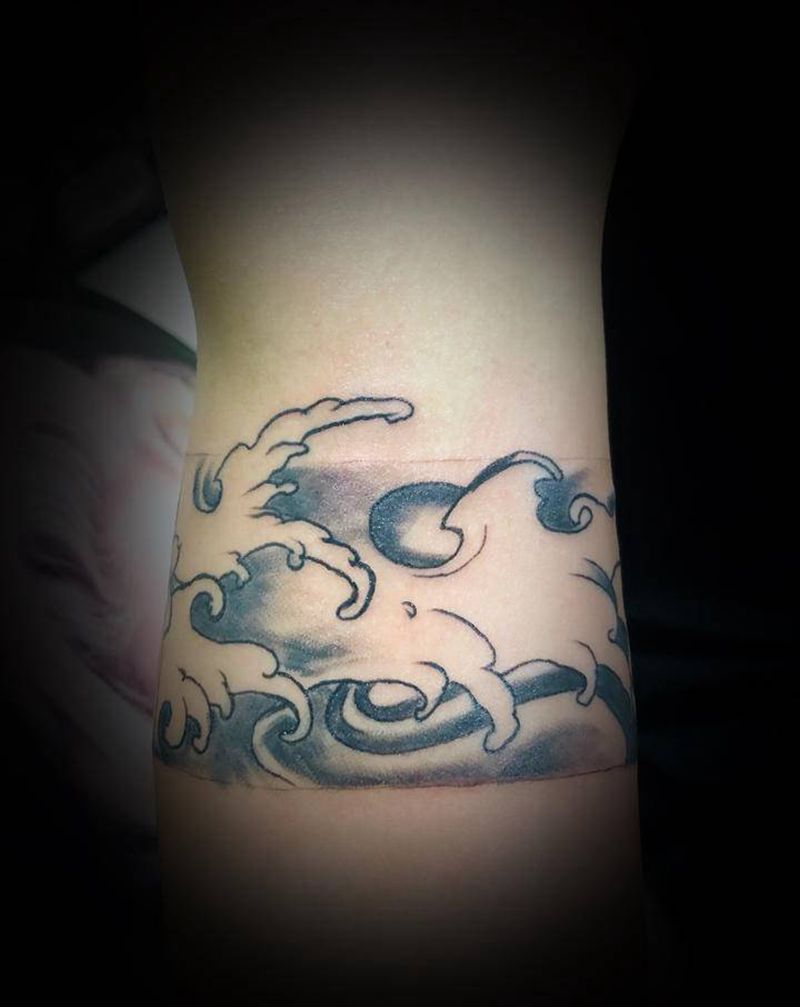 臂环纹身图片_手臂纹身图案