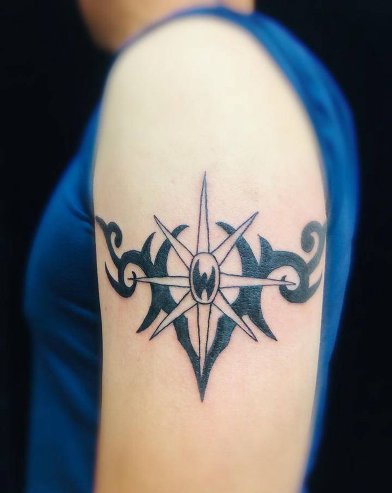 图腾纹身图片_手臂新传统纹身图案