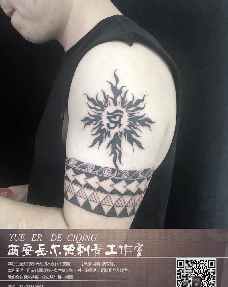图腾纹身图片_手臂图腾纹身图案