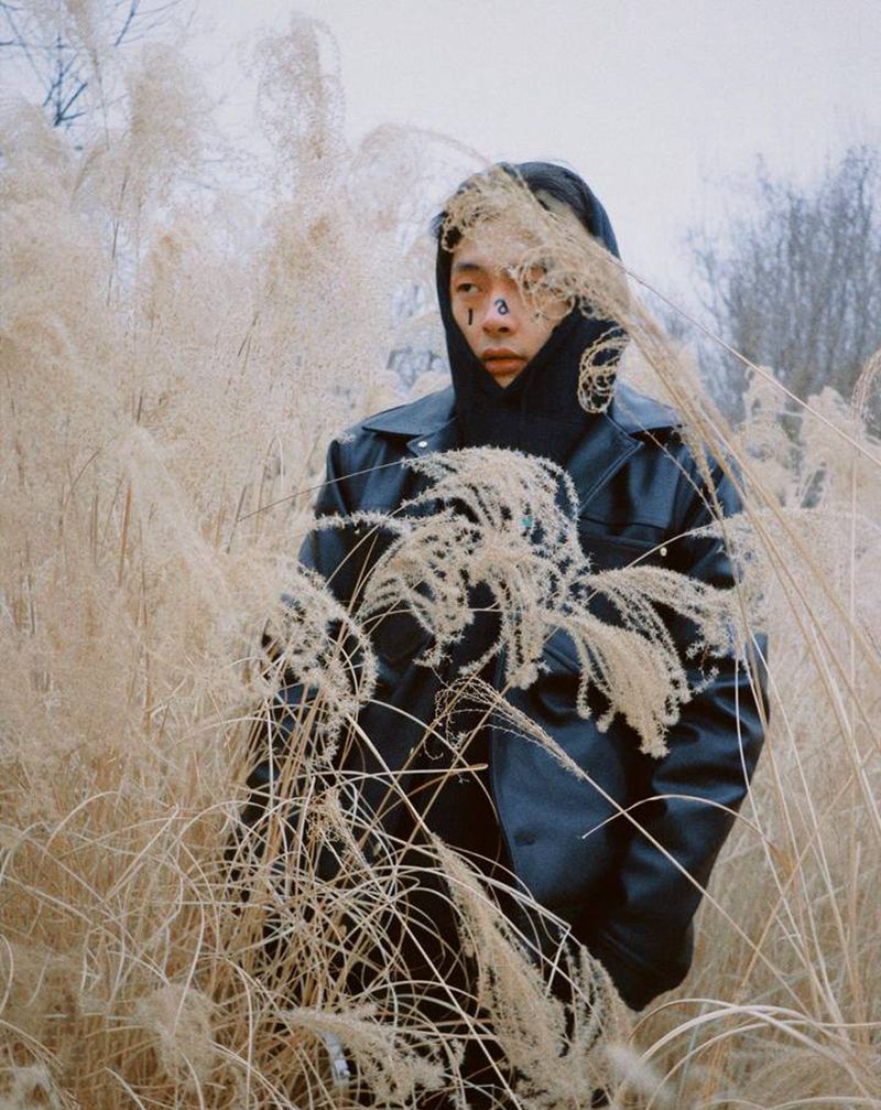 黑三纹身图片_脚部几何纹身图案