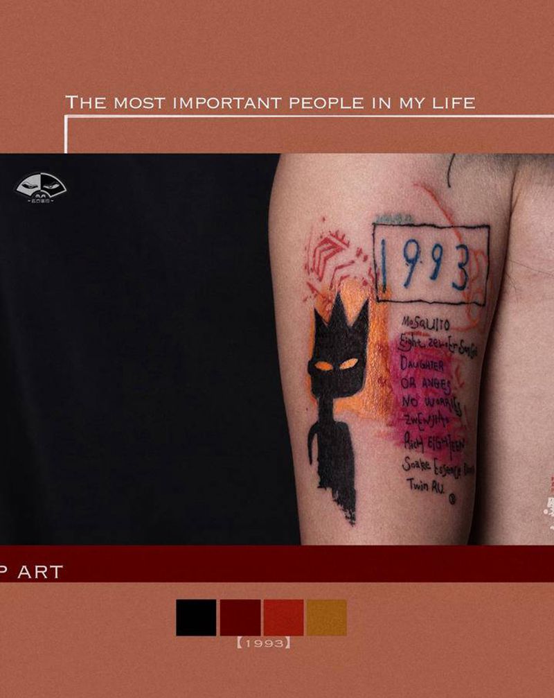 【波普艺术】纹身图片_手臂艺术纹身图案