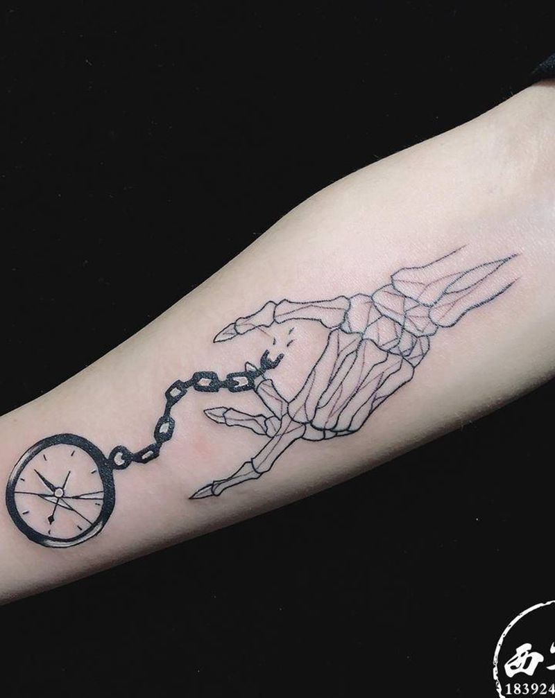 手纹身图片_手臂新传统纹身图案