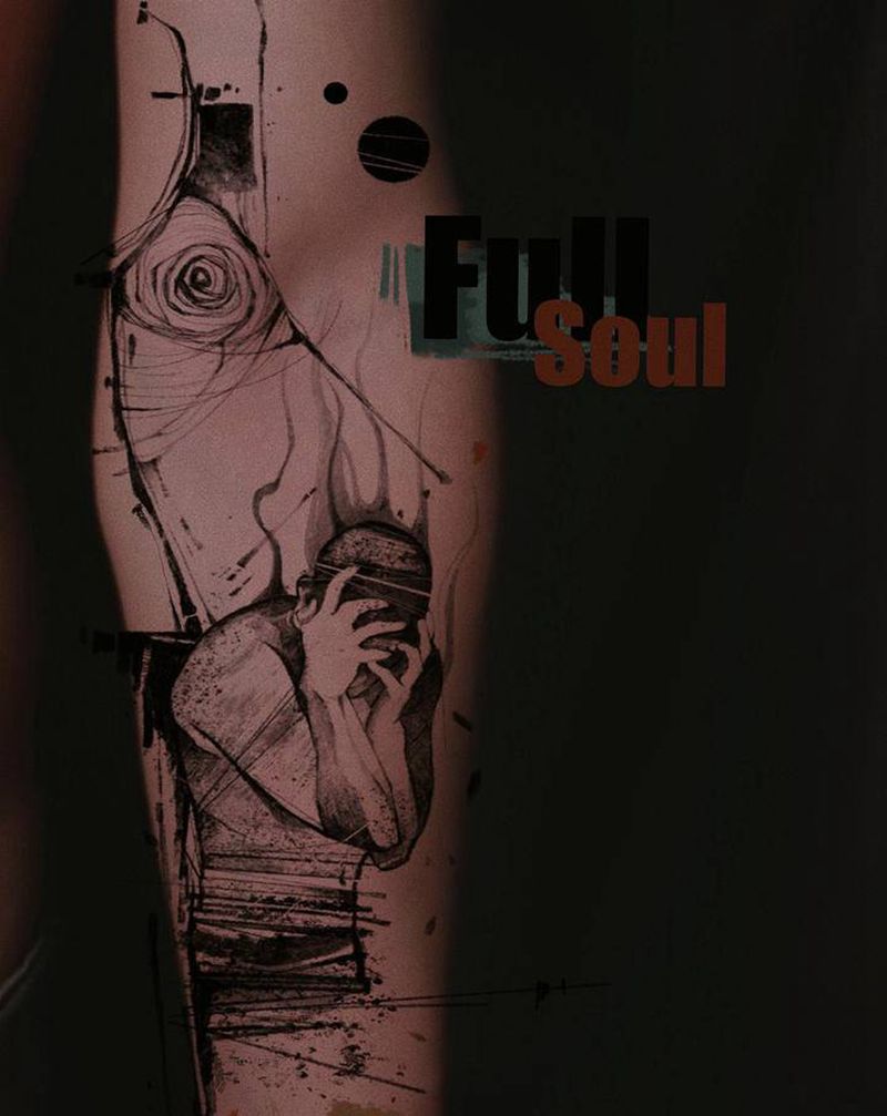 【饱满的灵魂】纹身图片_手臂表现主义纹身图案