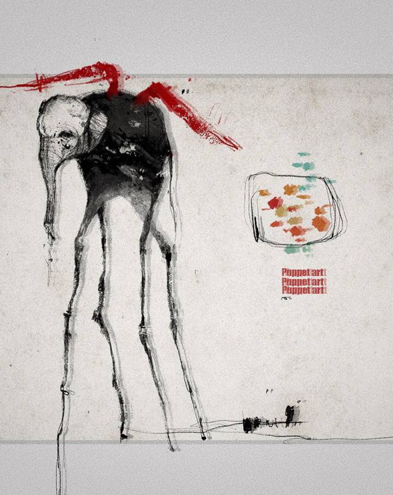 【Puppet art】纹身图片_手臂表现主义纹身图案
