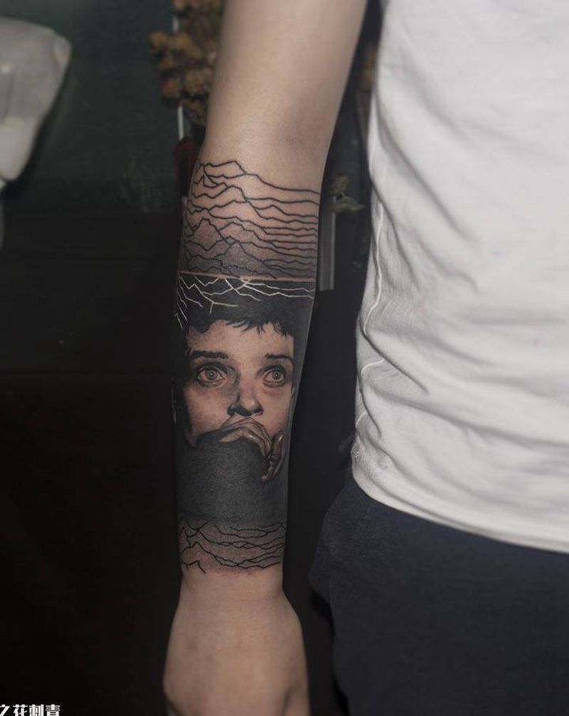&纹身图片_手臂腿部新传统欧美写实纹身图案