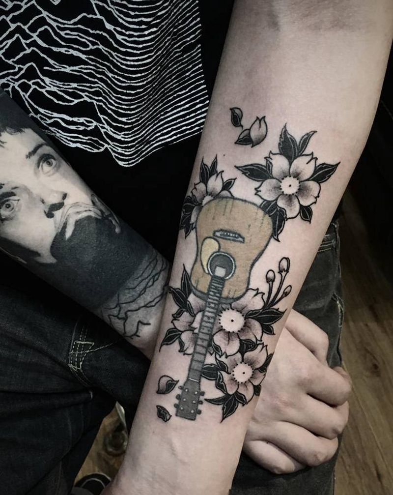 &纹身图片_手臂腿部新传统欧美写实纹身图案