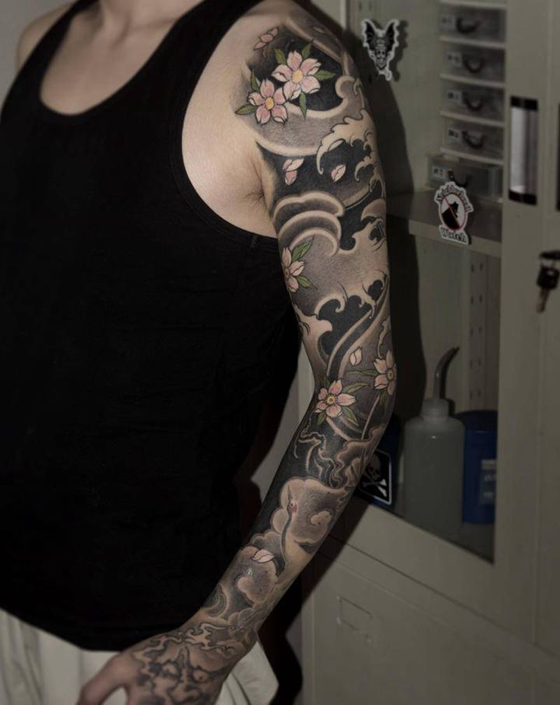 &纹身图片_手臂腿部新传统欧美写实纹身图案