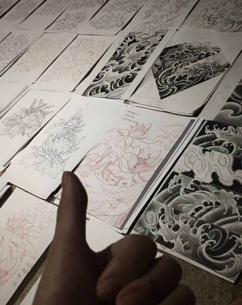 &纹身图片_手臂腿部新传统欧美写实纹身图案