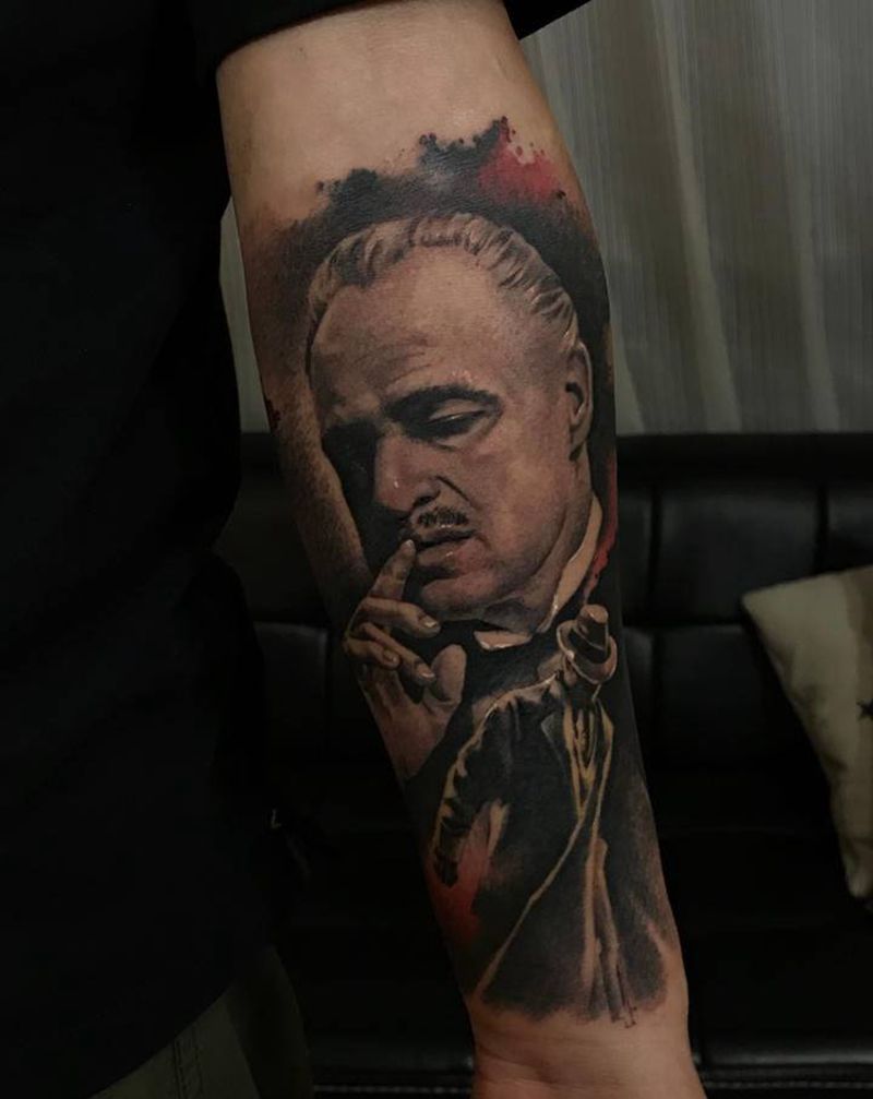 &纹身图片_手臂腿部新传统欧美写实纹身图案