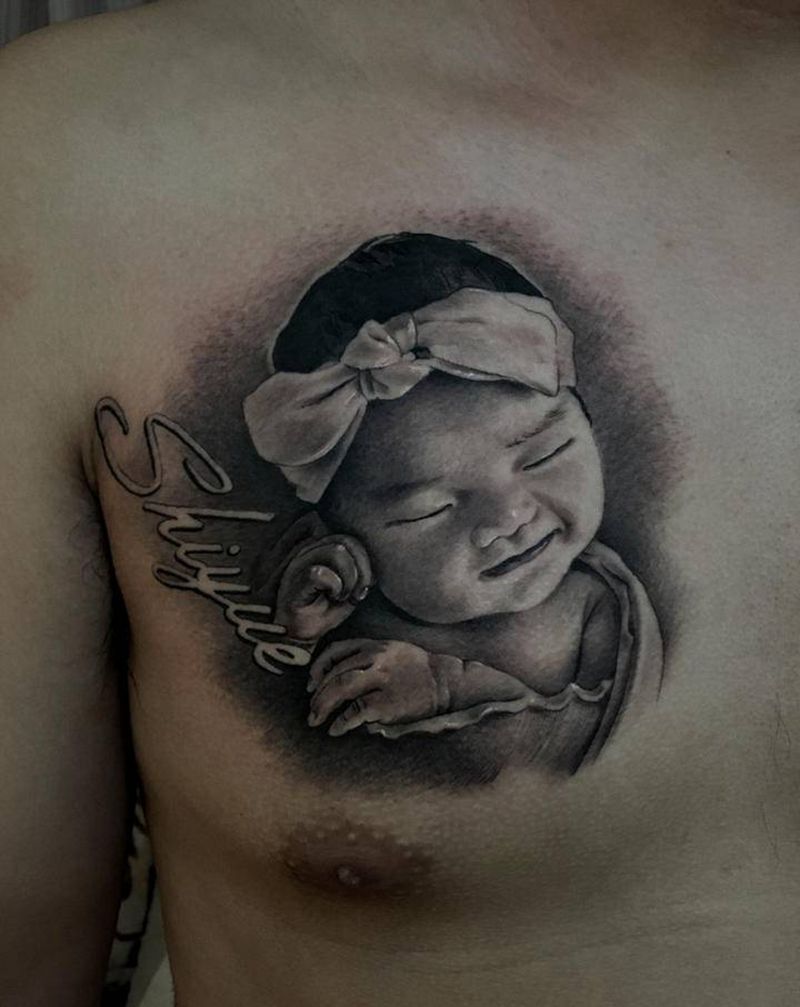 &纹身图片_手臂腿部新传统欧美写实纹身图案