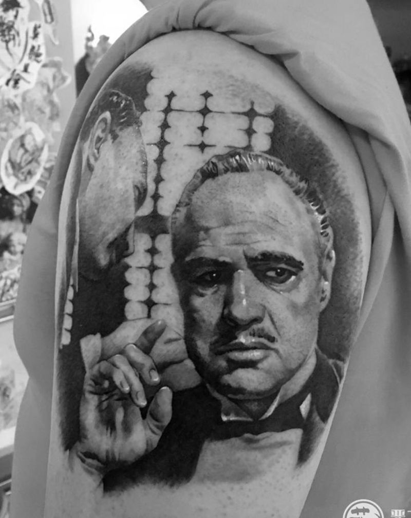 &纹身图片_手臂腿部新传统欧美写实纹身图案