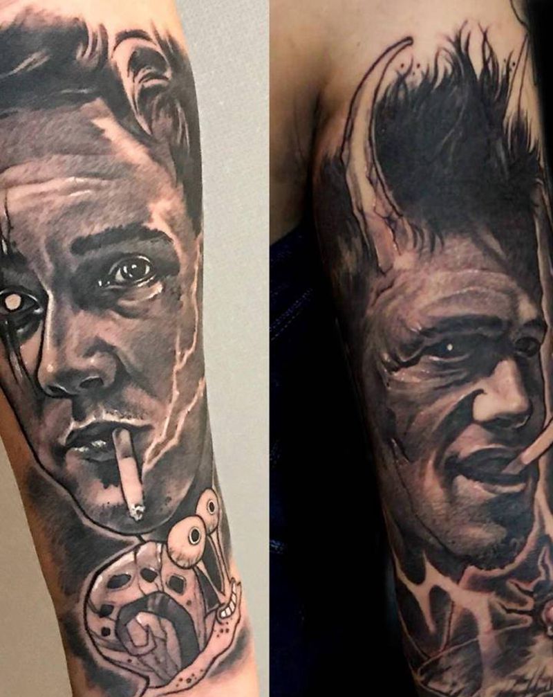 &纹身图片_手臂腿部新传统欧美写实纹身图案