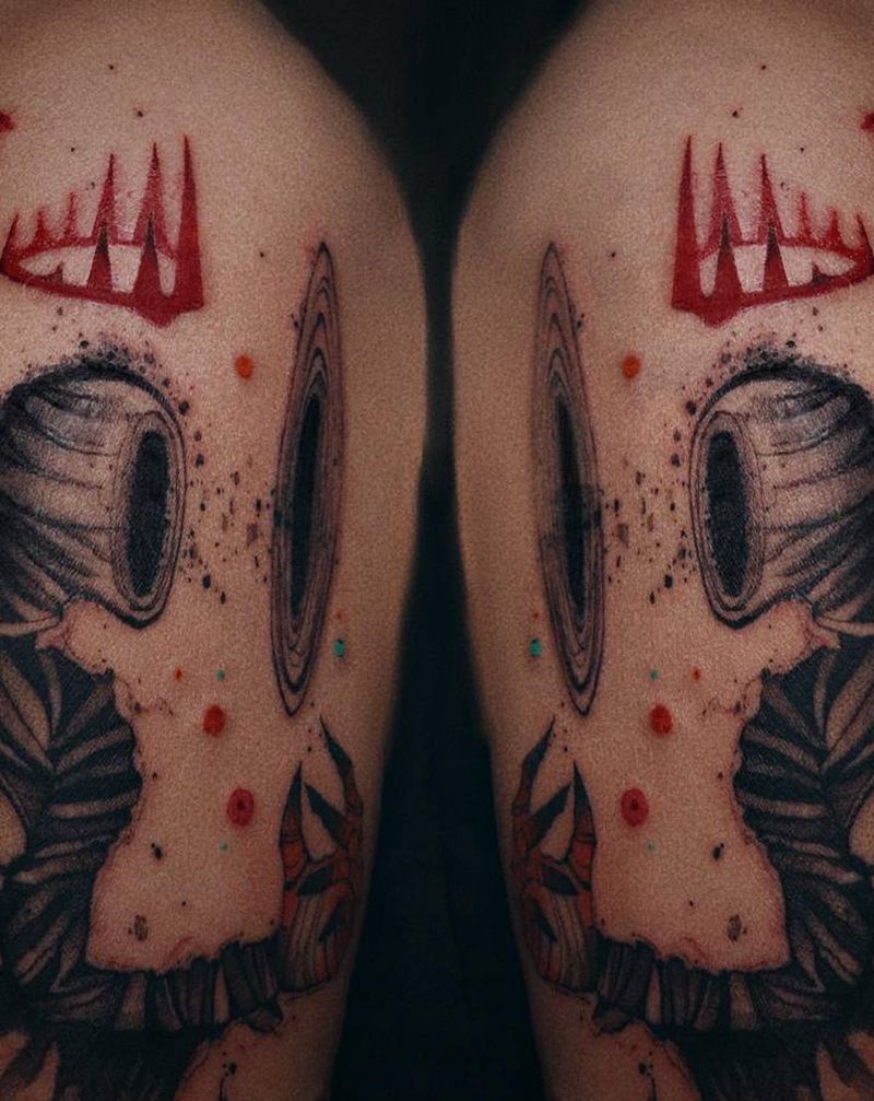 【独立不改】纹身图片_手臂表现主义纹身图案