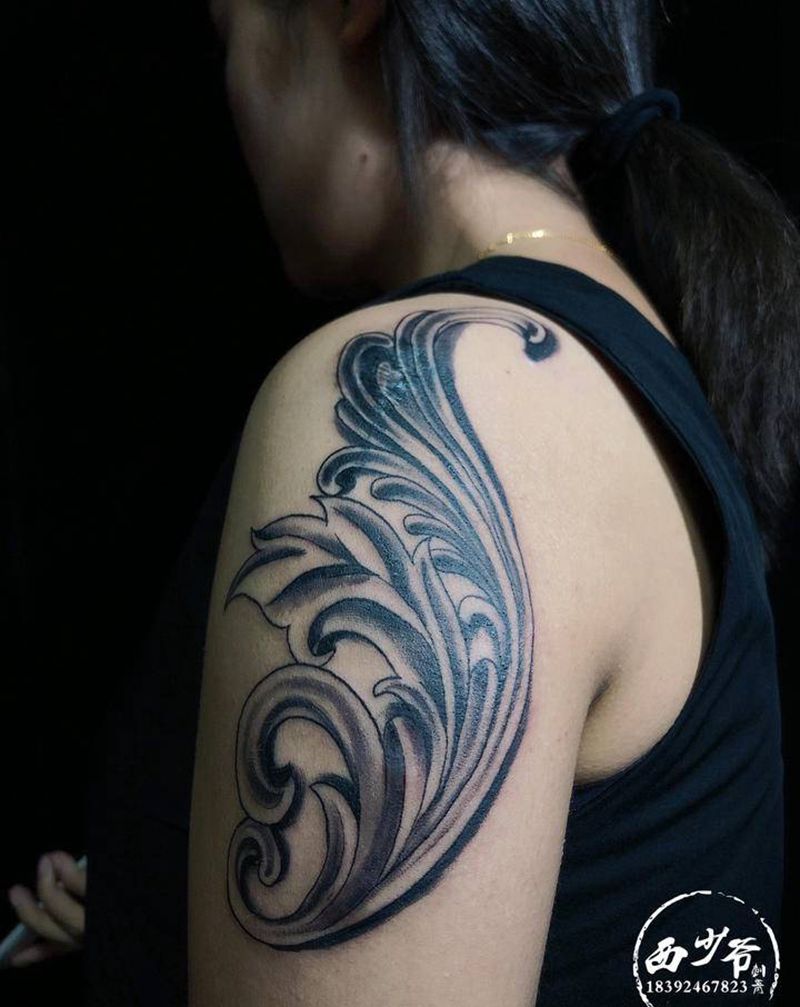 小清新遮盖纹身图片_手臂纹身图案