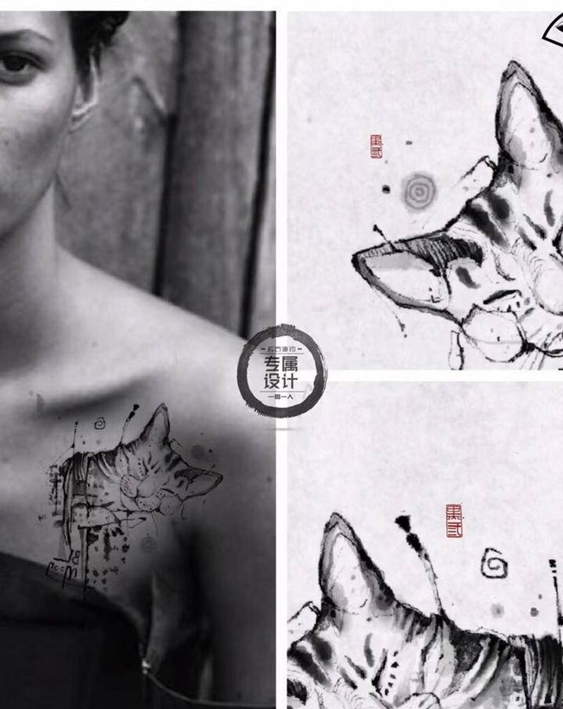 【BLmoon】+【5】纹身图片_手臂水彩表现主义纹身图案