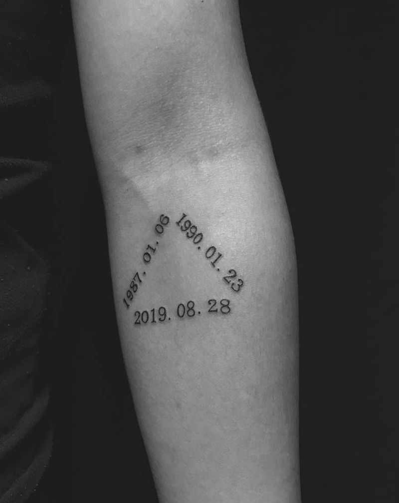 字母纹身纹身图片_手臂字母纹身图案