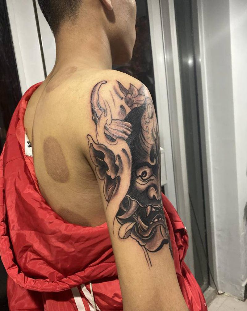 般若纹身图片_新传统老传统纹身图案