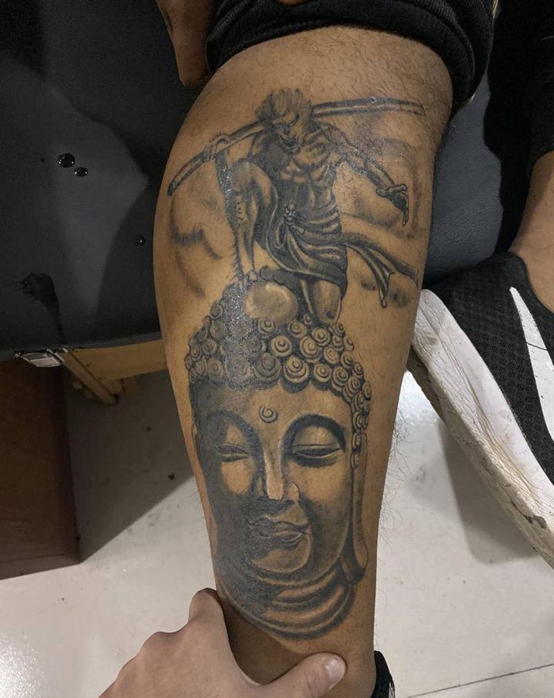 作品恢复后纹身图片_手臂腿部新传统纹身图案