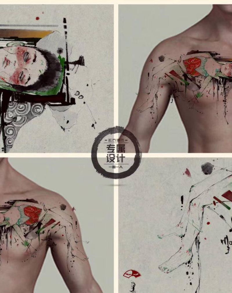 【同样】纹身图片_艺术表现主义纹身图案