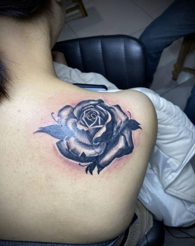 遮盖纹身图片_背部纹身图案