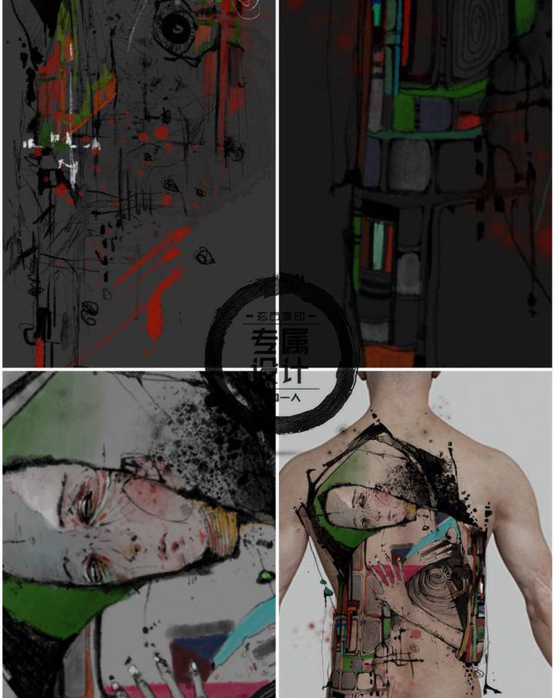 【嘿，嘘】纹身图片_艺术纹身图案