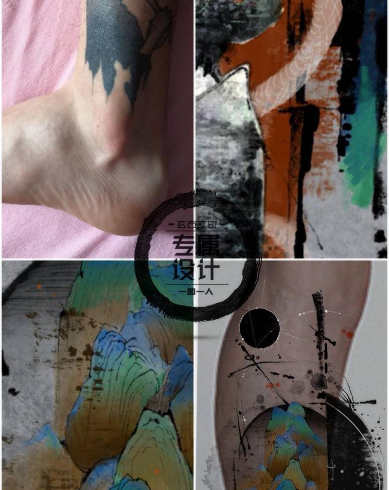 【纹身修改】纹身图片_脚部修改纹身图案