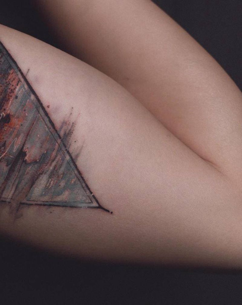 【never stop】纹身图片_手臂艺术表现主义纹身图案