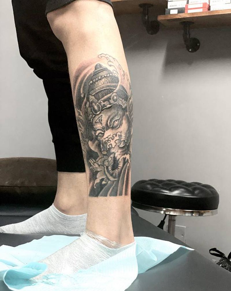 修改纹身图片_手臂腿部新传统纹身图案