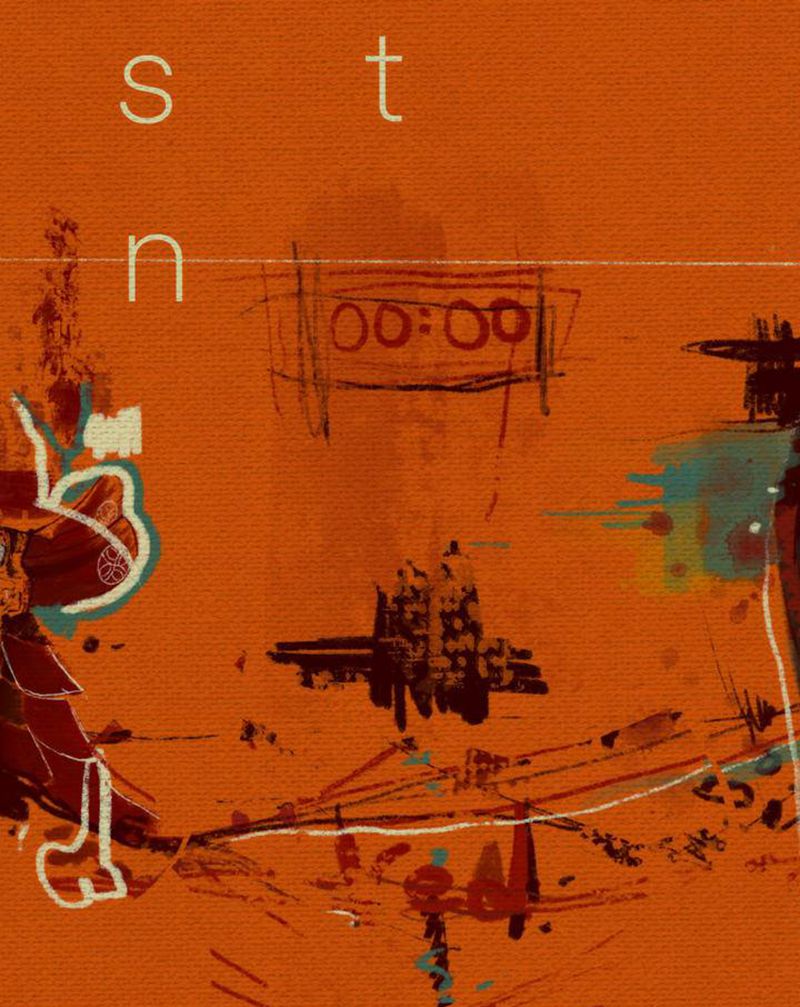 试图描绘【红与黑】纹身图片_胸部表现主义艺术纹身图案