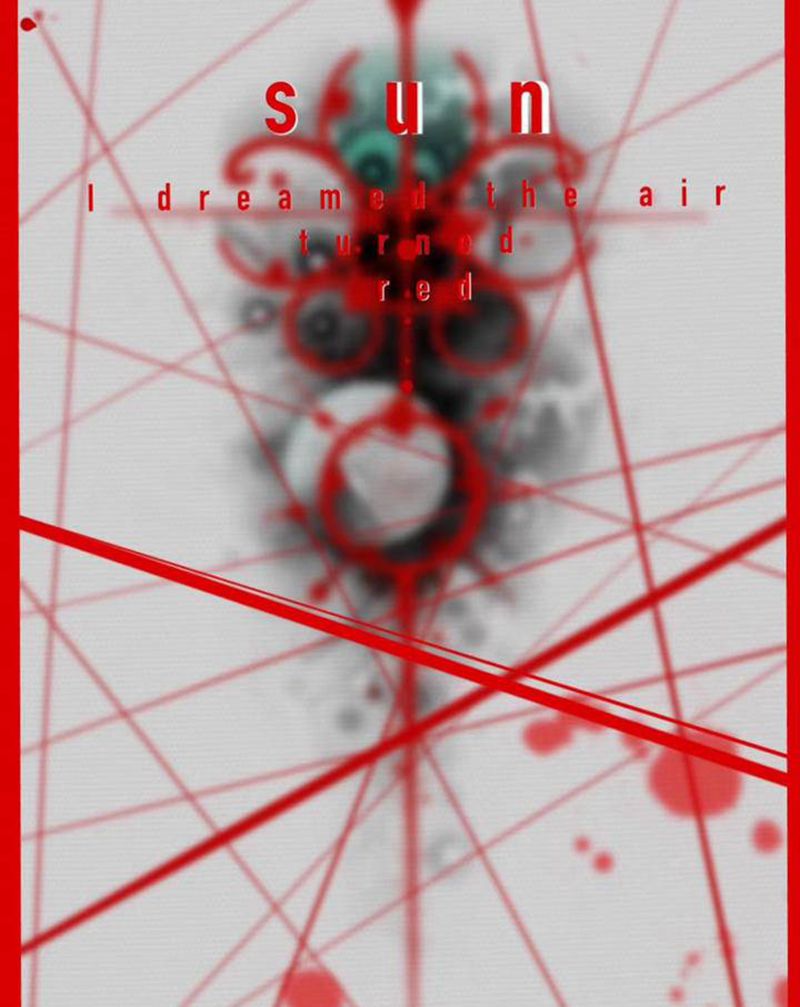 【我梦到的空气成了红色】纹身图片_腿部艺术表现主义纹身图案