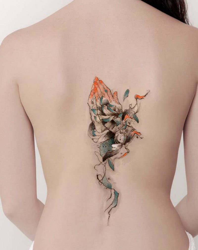 【旧图添加】纹身图片_水墨纹身图案