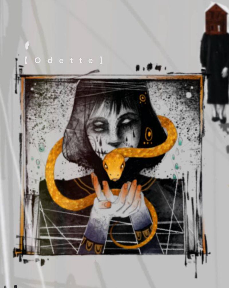 【odette 】纹身图片_艺术纹身图案