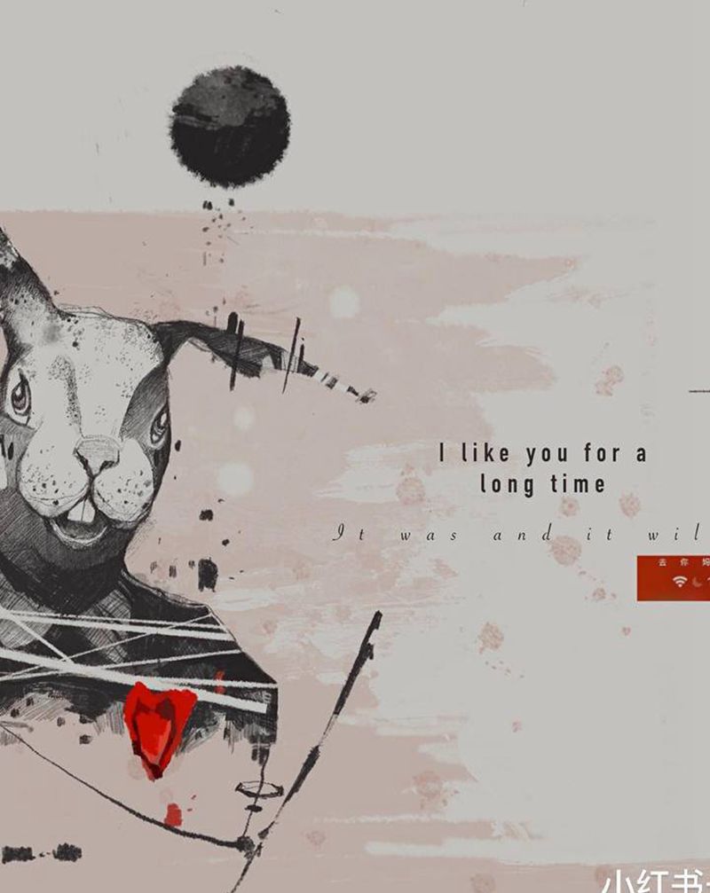 【兔先生】纹身图片_手臂腿部艺术纹身图案