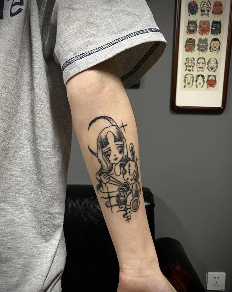 小图纹身图片_手臂花体字纹身图案