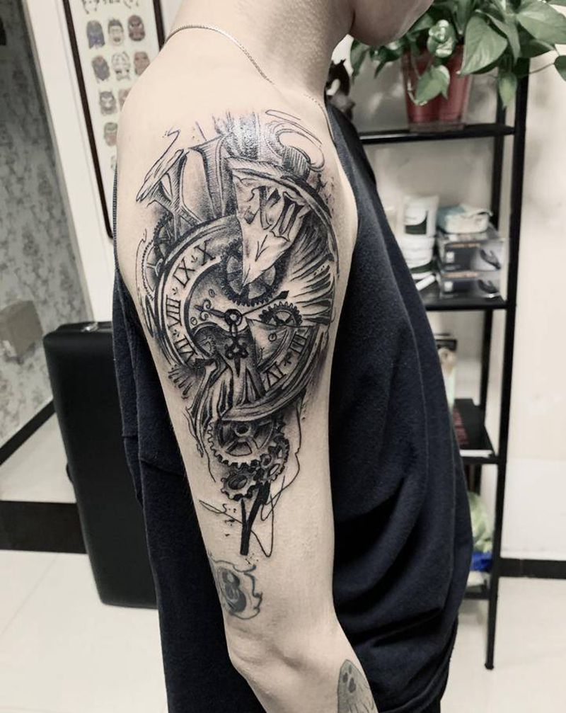 表纹身图片_手臂手部图腾点刺纹身图案