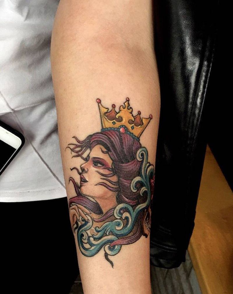 小图已恢复。靳凯作品纹身图片_手臂手部New School欧美写实原创小图女性纹身图案