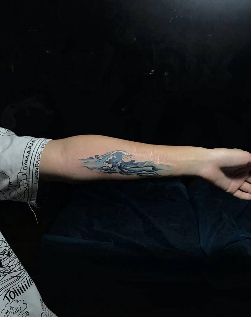 告别纹身图片_手臂纹身图案