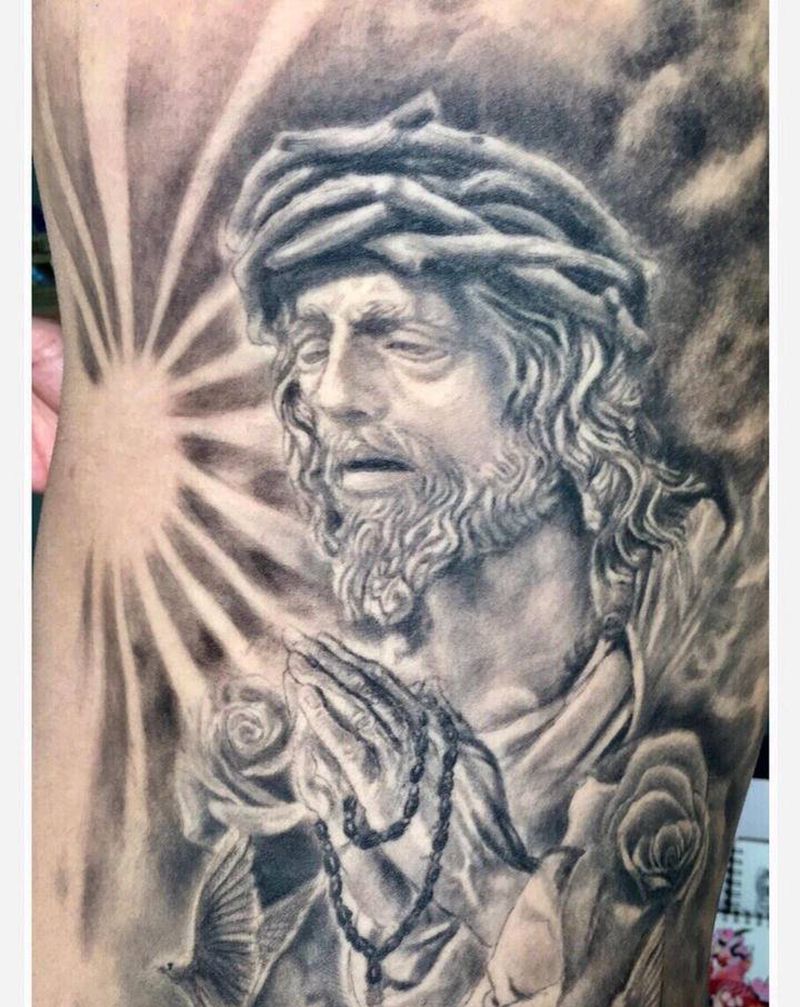 Y s纹身图片_腰部欧美写实纹身图案