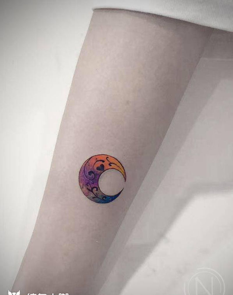 遮盖（小图集）纹身图片_手臂水彩纹身图案